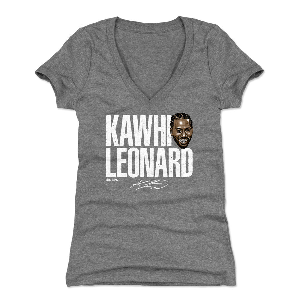Kawhi Leonard Women's V-Neck T-Shirt | 500 LEVEL