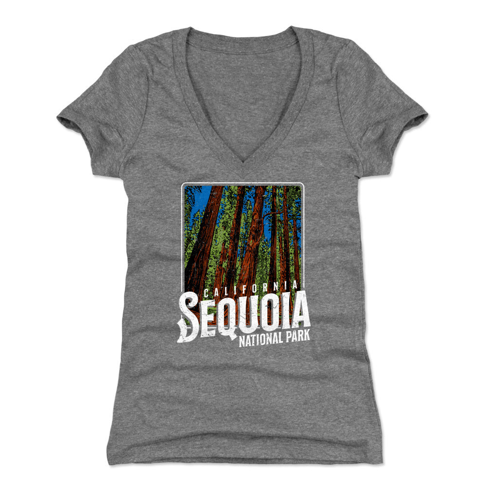 Sequoia National Park Women's V-Neck T-Shirt | 500 LEVEL