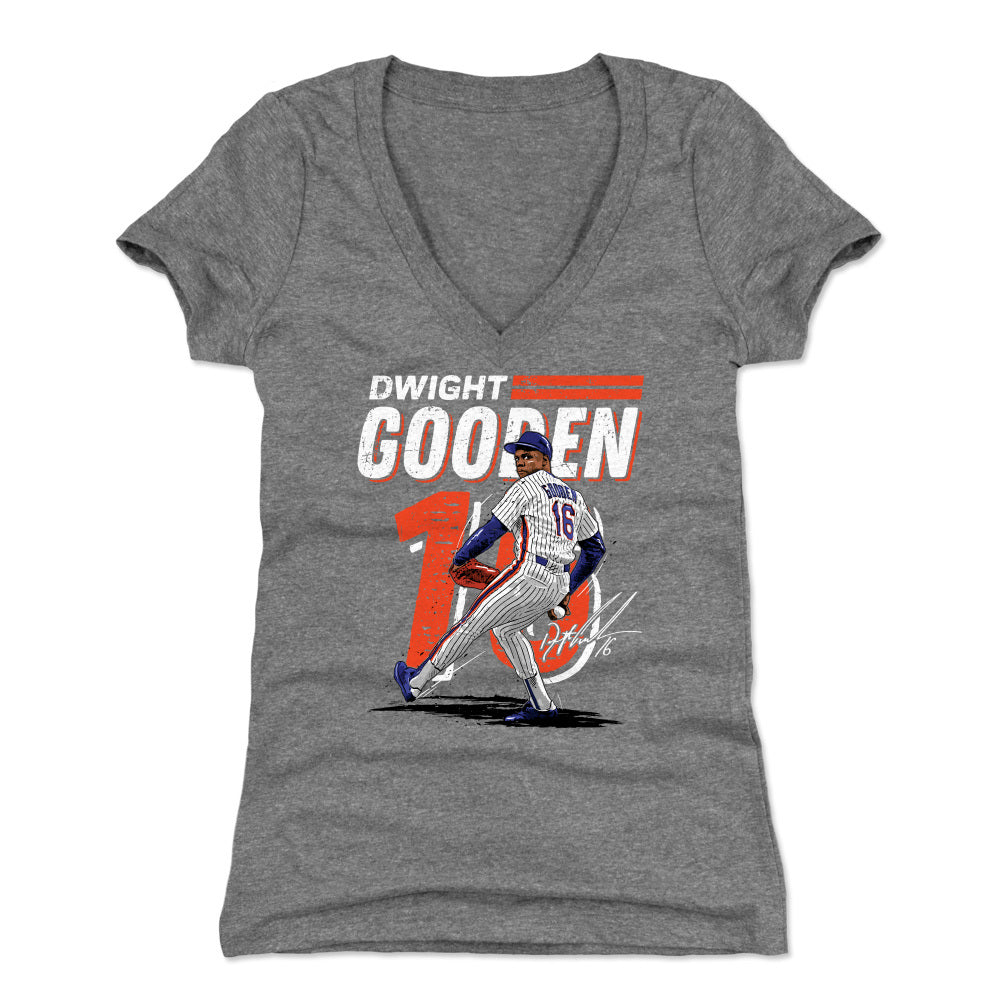 Dwight Gooden Women&#39;s V-Neck T-Shirt | 500 LEVEL