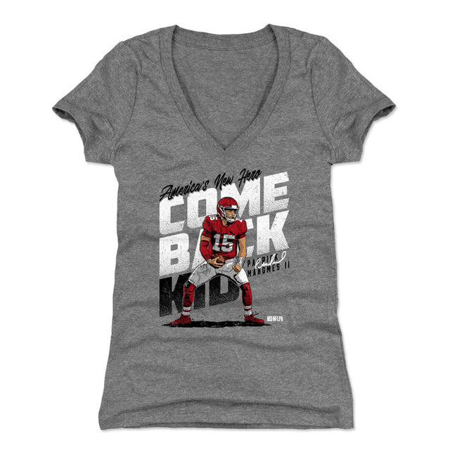Patrick Mahomes Women's V-Neck T-Shirt | 500 LEVEL