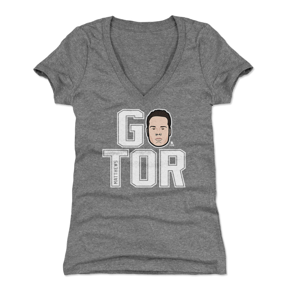 Auston Matthews Women's V-Neck T-Shirt | 500 LEVEL