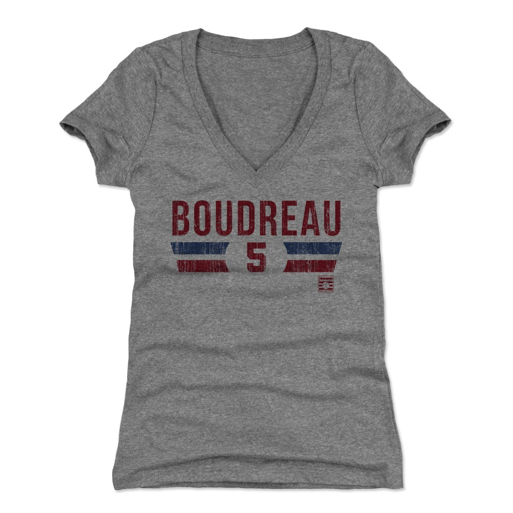 Lou Boudreau Women's V-Neck T-Shirt | 500 LEVEL