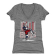 Elvis Merzlikins Women's V-Neck T-Shirt | 500 LEVEL
