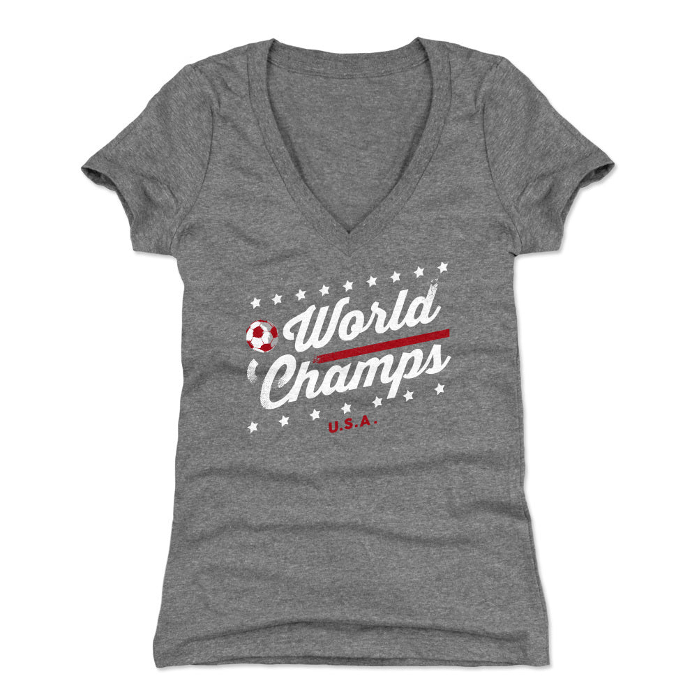 USA Women's V-Neck T-Shirt | 500 LEVEL