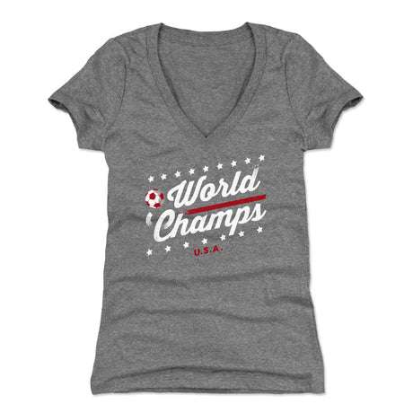 USA Women's V-Neck T-Shirt | 500 LEVEL
