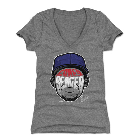 Corey Seager Women's V-Neck T-Shirt | 500 LEVEL