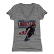 Gabriel Landeskog Women's V-Neck T-Shirt | 500 LEVEL