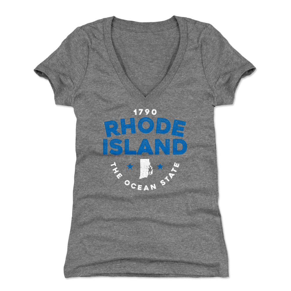 Rhode Island Women's V-Neck T-Shirt | 500 LEVEL