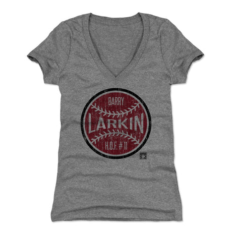 Barry Larkin Women's V-Neck T-Shirt | 500 LEVEL