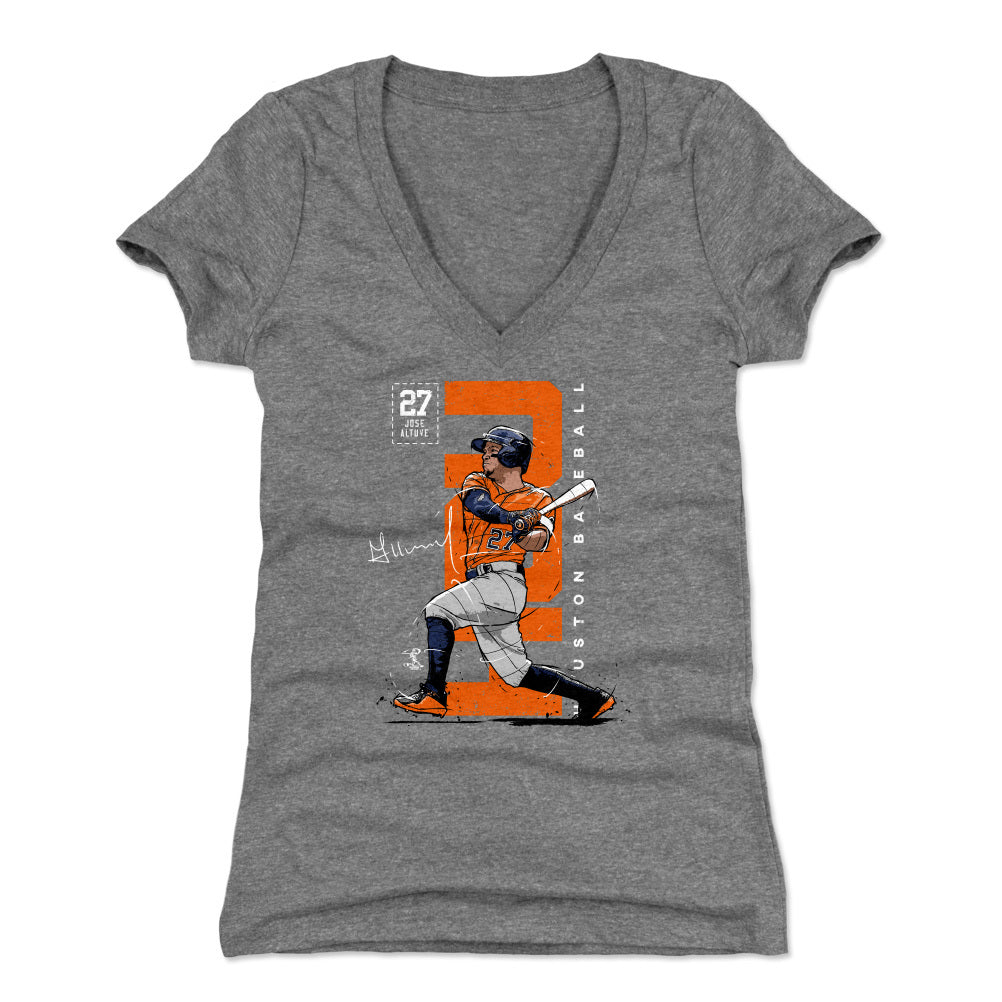 Jose Altuve Women's V-Neck T-Shirt | 500 LEVEL