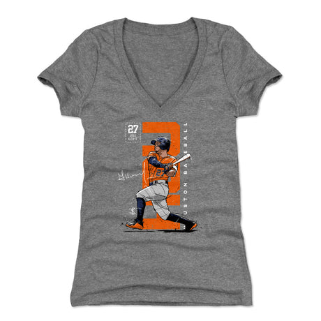 Jose Altuve Women's V-Neck T-Shirt | 500 LEVEL