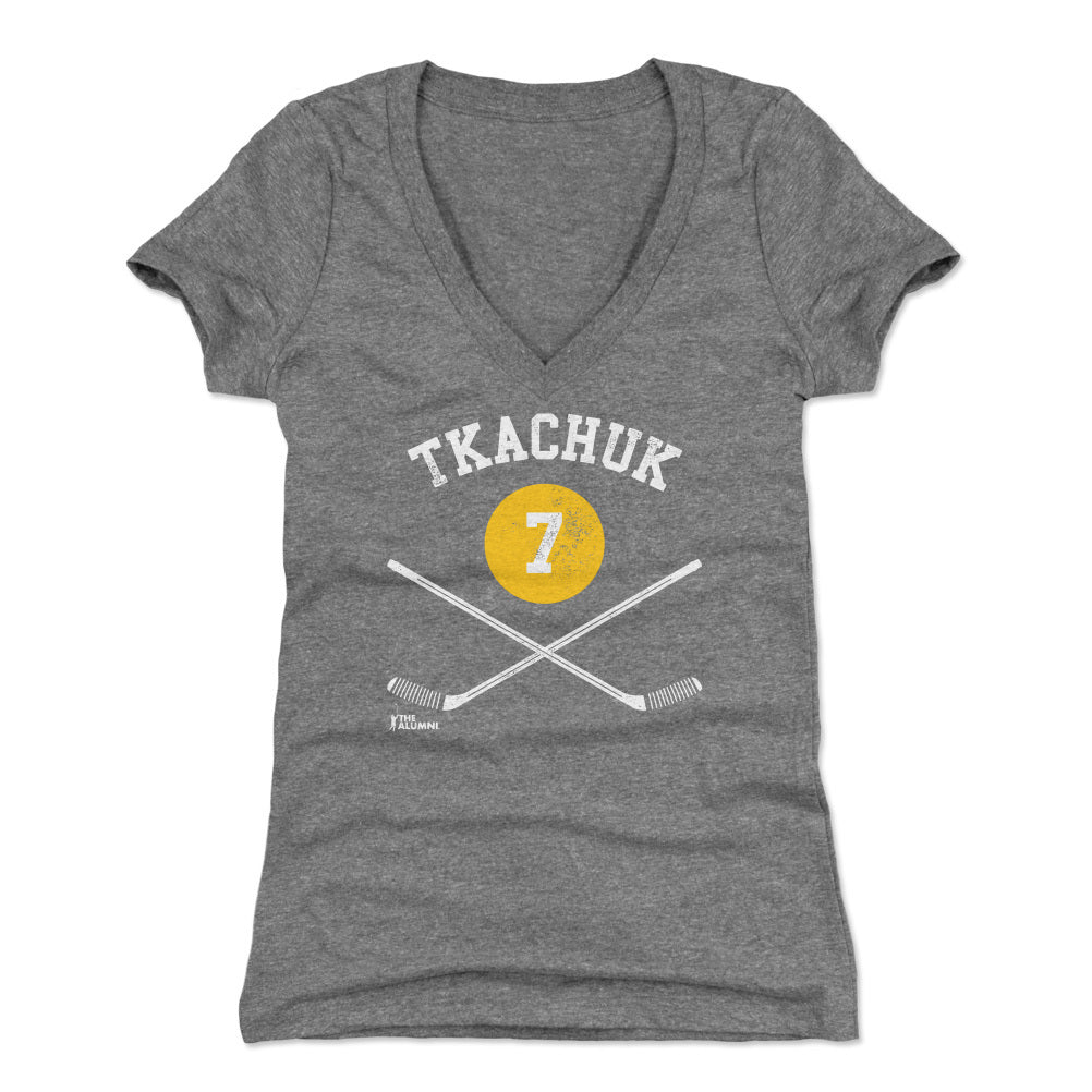 Keith Tkachuk Women's V-Neck T-Shirt | 500 LEVEL