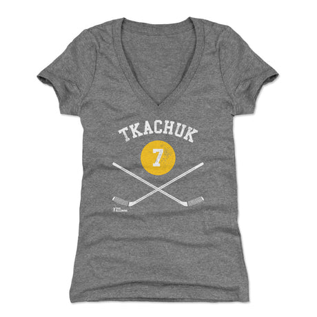 Keith Tkachuk Women's V-Neck T-Shirt | 500 LEVEL