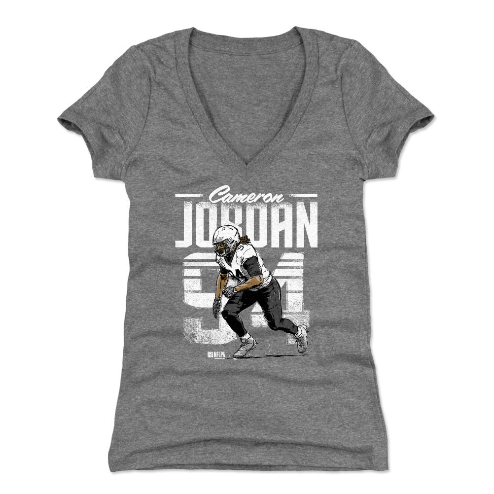 Cameron Jordan Women's V-Neck T-Shirt | 500 LEVEL