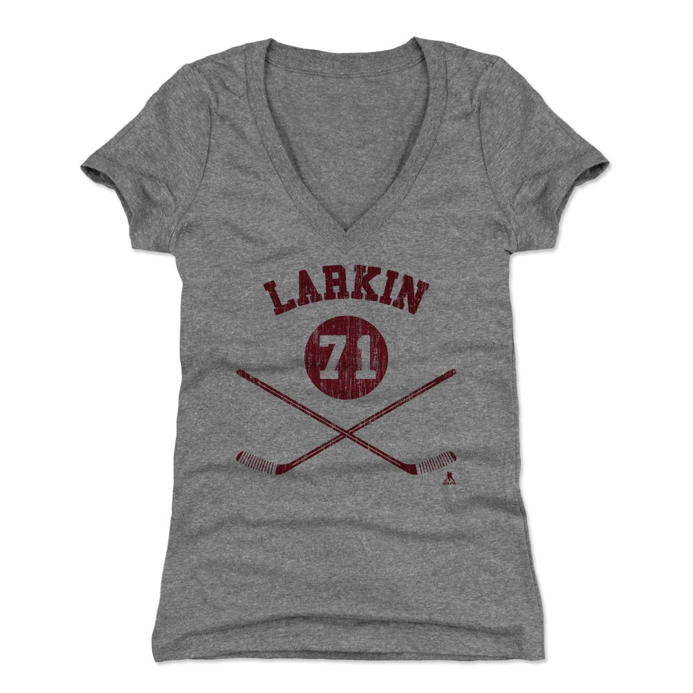 Dylan Larkin Women's V-Neck T-Shirt | 500 LEVEL
