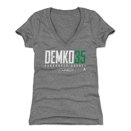 Thatcher Demko Women's V-Neck T-Shirt | 500 LEVEL