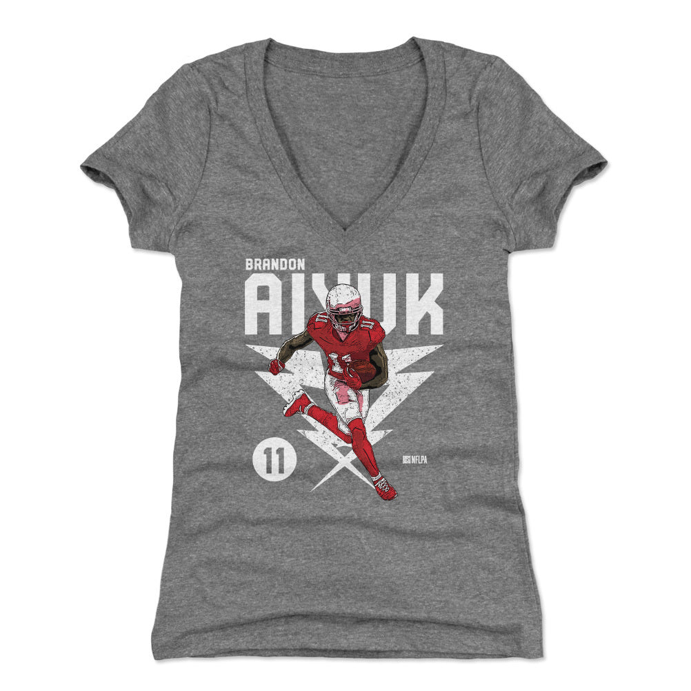 Brandon Aiyuk Women&#39;s V-Neck T-Shirt | 500 LEVEL