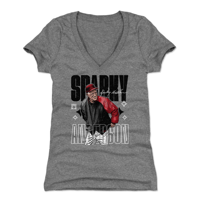 Sparky Anderson Women's V-Neck T-Shirt | 500 LEVEL