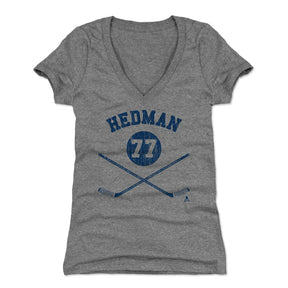 Victor Hedman Women's V-Neck T-Shirt | 500 LEVEL