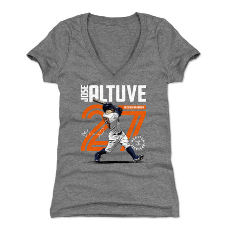 Jose Altuve Women's V-Neck T-Shirt | 500 LEVEL