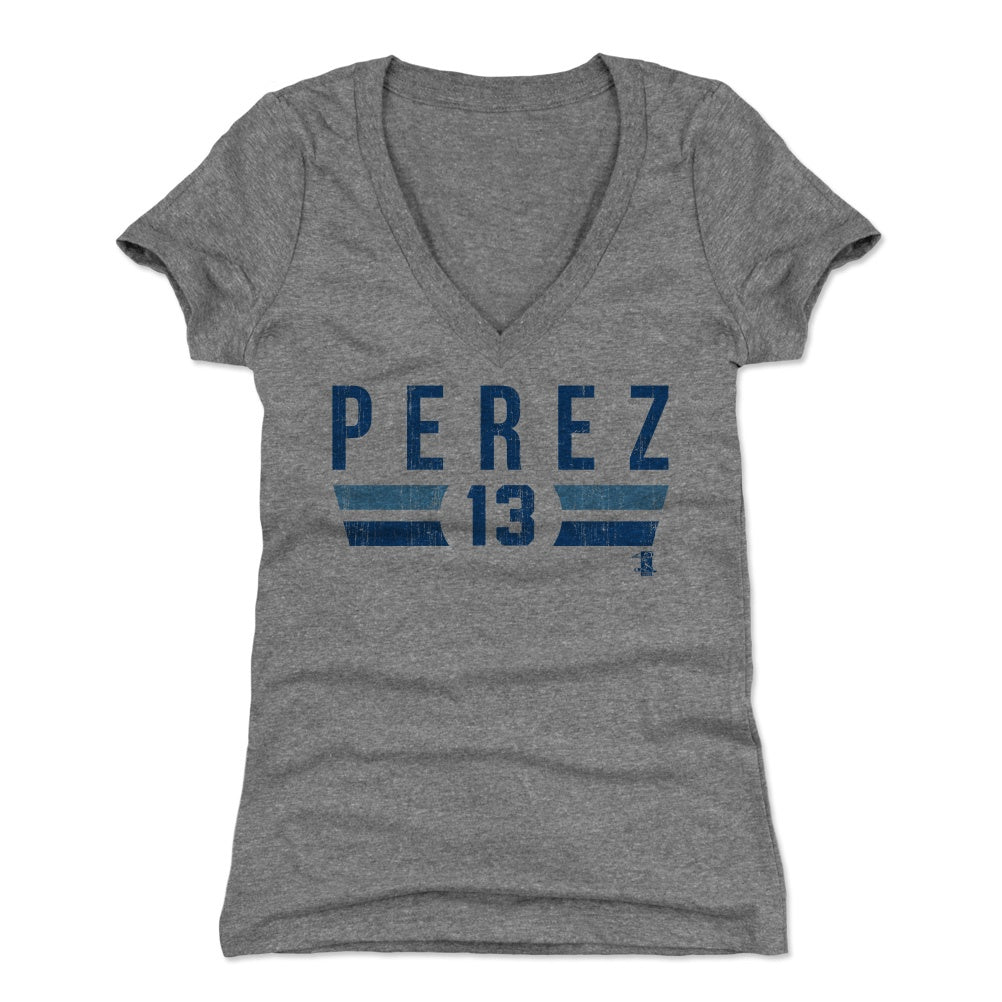 Salvador Perez Women's V-Neck T-Shirt | 500 LEVEL