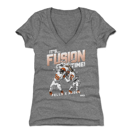 David Njoku Women's V-Neck T-Shirt | 500 LEVEL