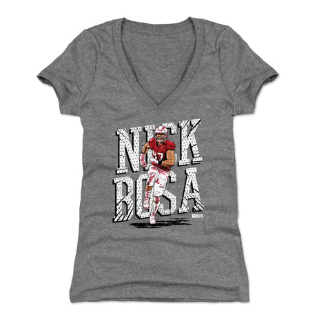 Nick Bosa Women's V-Neck T-Shirt | 500 LEVEL