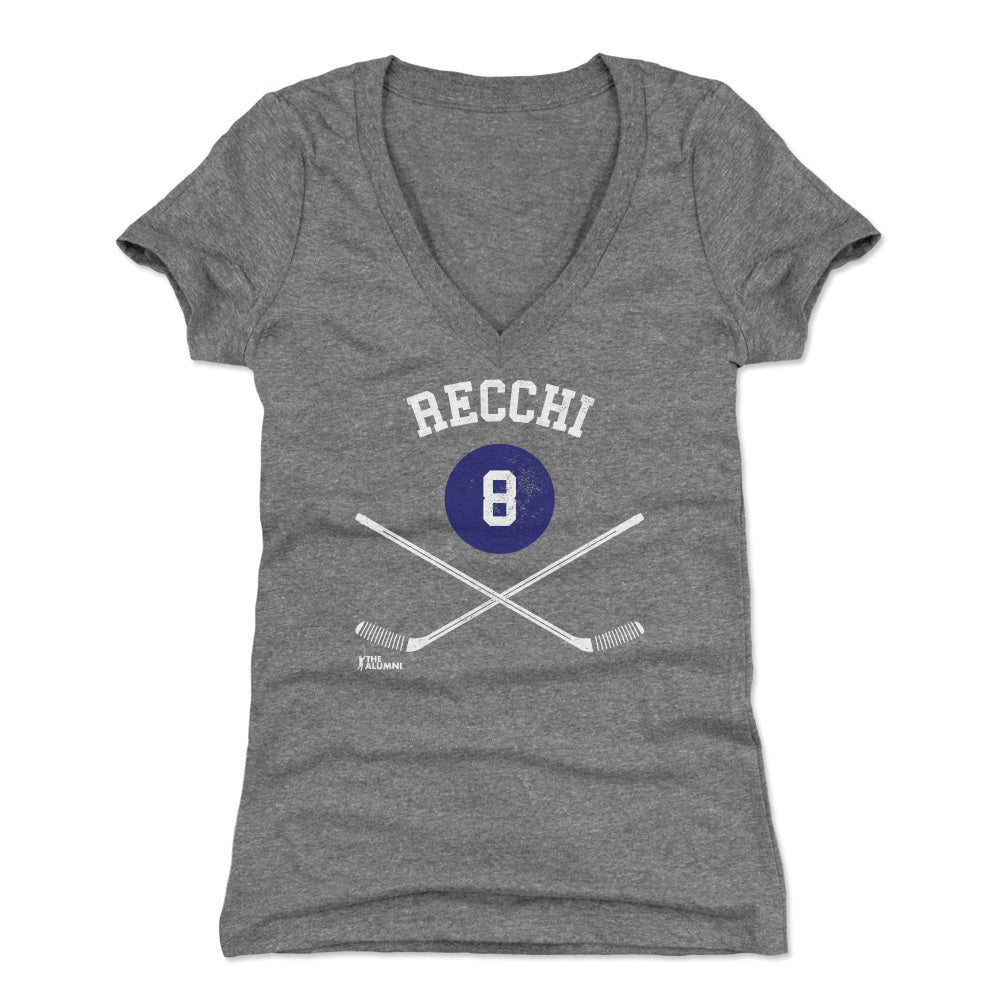 Mark Recchi Women's V-Neck T-Shirt | 500 LEVEL