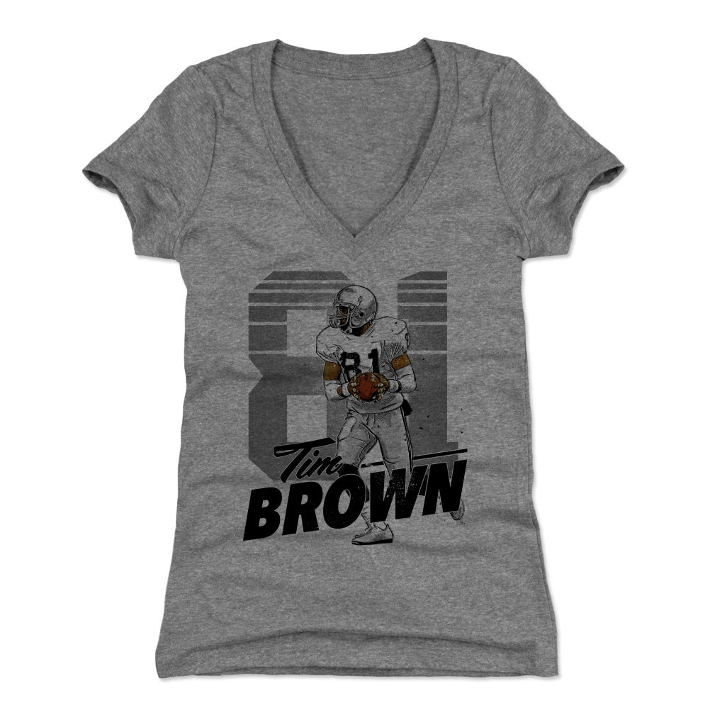 Tim Brown Women&#39;s V-Neck T-Shirt | 500 LEVEL