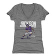 Lamar Jackson Women's V-Neck T-Shirt | 500 LEVEL