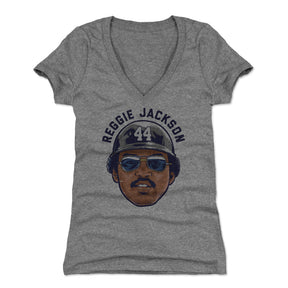 Reggie Jackson Women's V-Neck T-Shirt | 500 LEVEL
