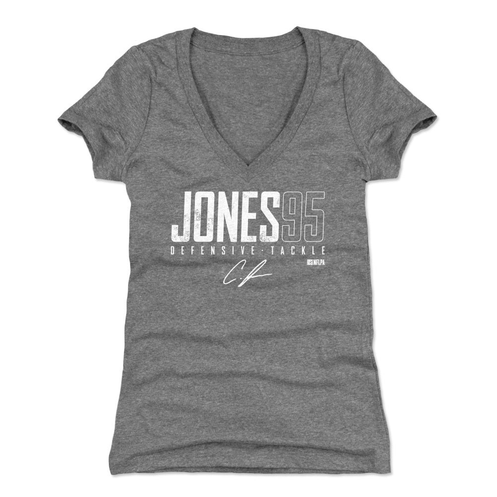 Chris Jones Women's V-Neck T-Shirt | 500 LEVEL