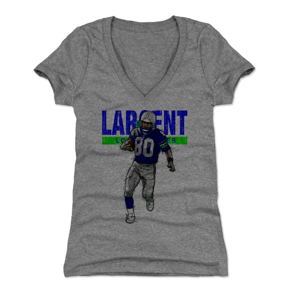Steve Largent Women&#39;s V-Neck T-Shirt | 500 LEVEL