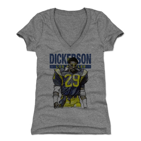 Eric Dickerson Women's V-Neck T-Shirt | 500 LEVEL