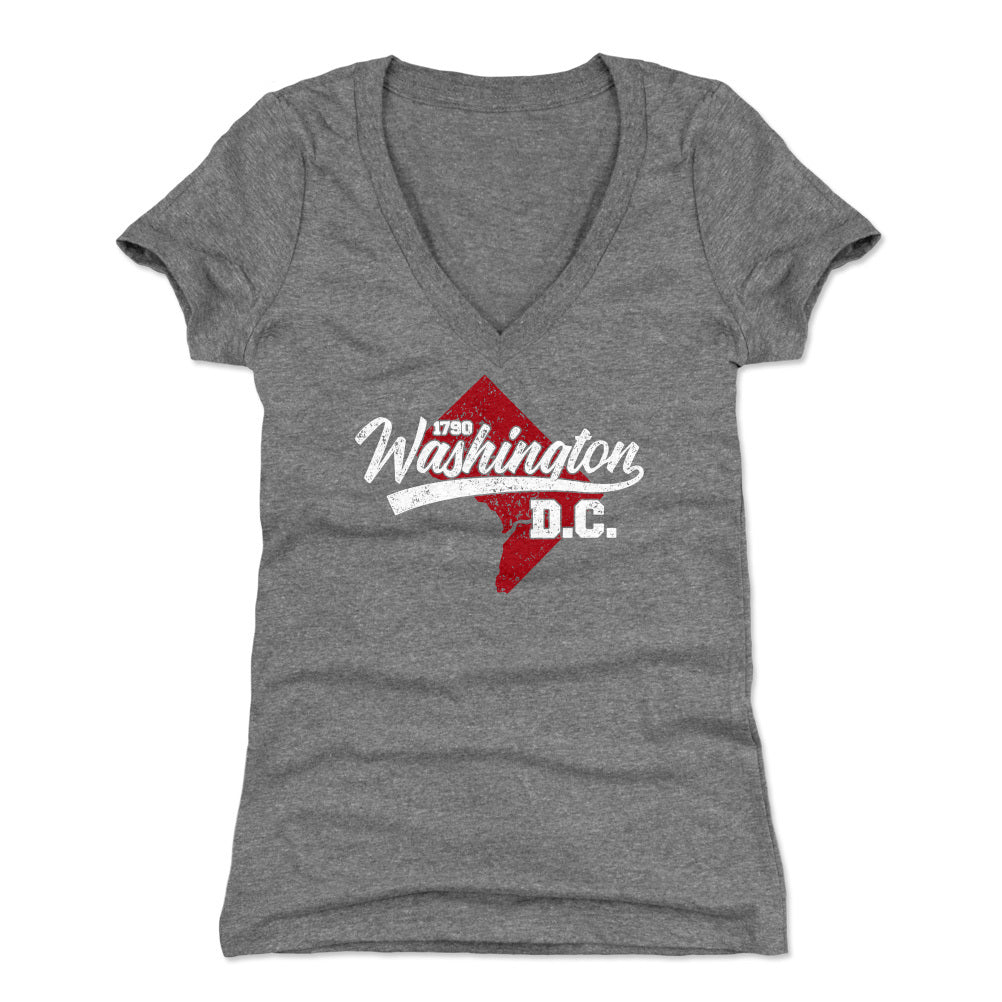 Washington D.C. Women's V-Neck T-Shirt | 500 LEVEL