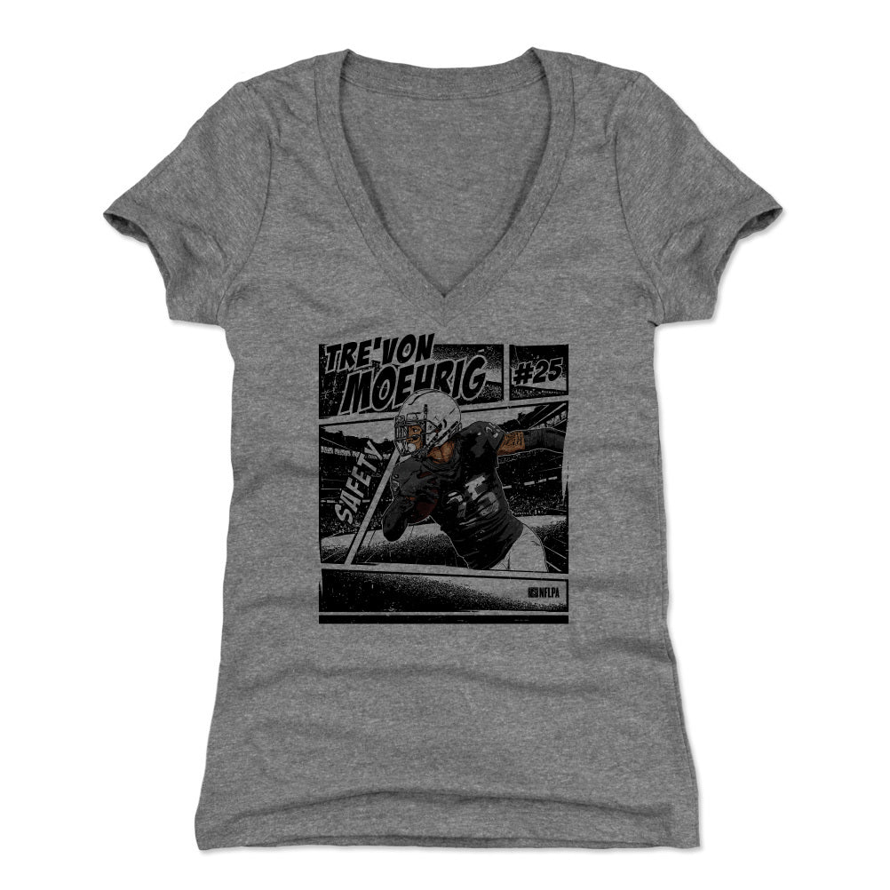 Tre&#39;von Moehrig Women&#39;s V-Neck T-Shirt | 500 LEVEL