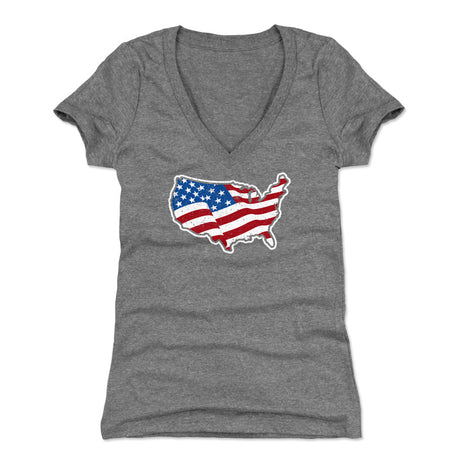 USA Women's V-Neck T-Shirt | 500 LEVEL