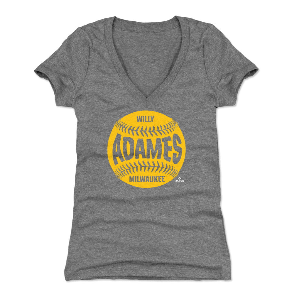 Willy Adames Women&#39;s V-Neck T-Shirt | 500 LEVEL