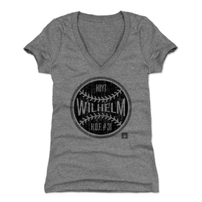 Hoyt Wilhelm Women's V-Neck T-Shirt | 500 LEVEL