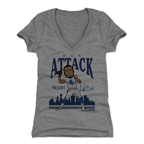 Dak Prescott Women's V-Neck T-Shirt | 500 LEVEL