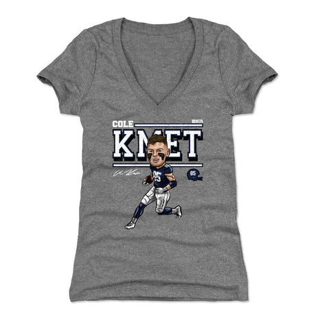 Cole Kmet Women's V-Neck T-Shirt | 500 LEVEL