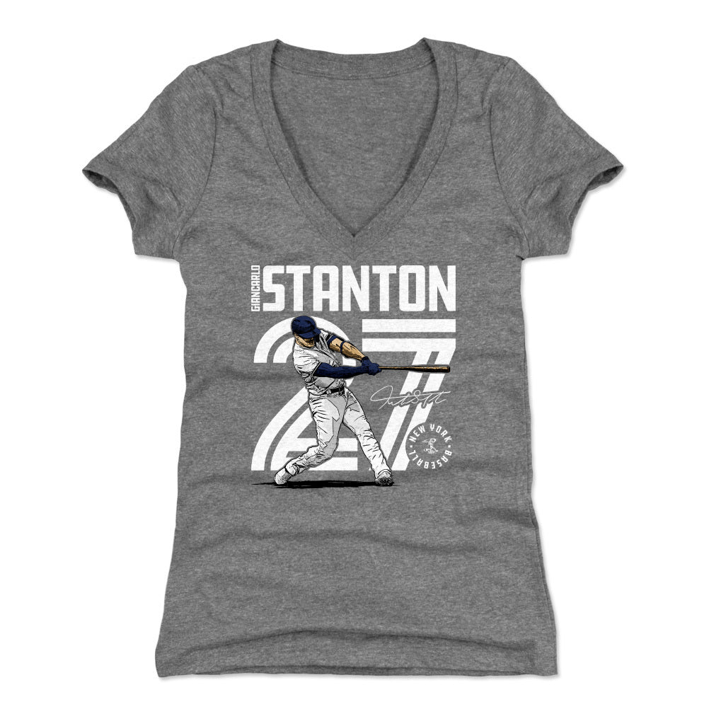 Giancarlo Stanton Women's V-Neck T-Shirt | 500 LEVEL