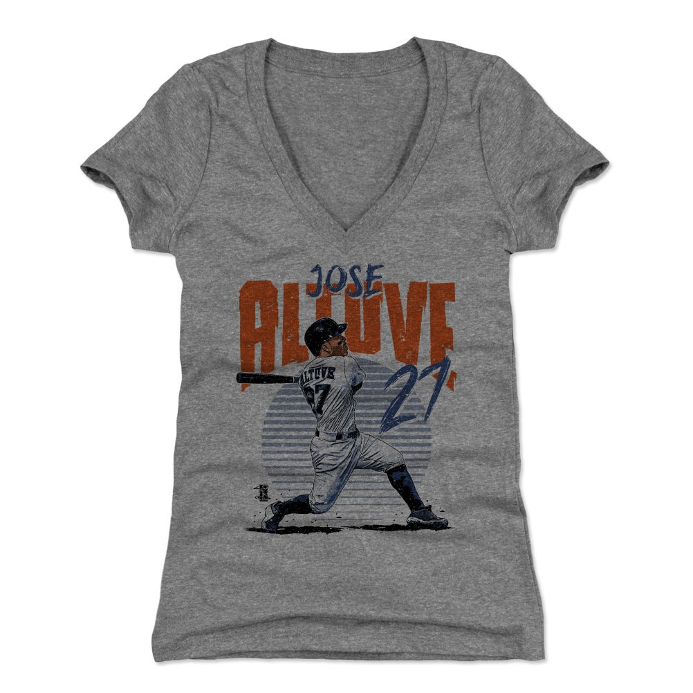 Jose Altuve Women's V-Neck T-Shirt | 500 LEVEL