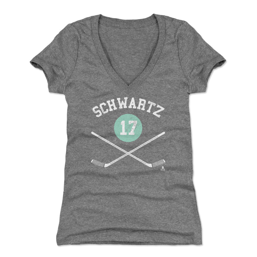 Jaden Schwartz Women's V-Neck T-Shirt | 500 LEVEL