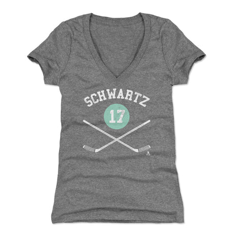 Jaden Schwartz Women's V-Neck T-Shirt | 500 LEVEL