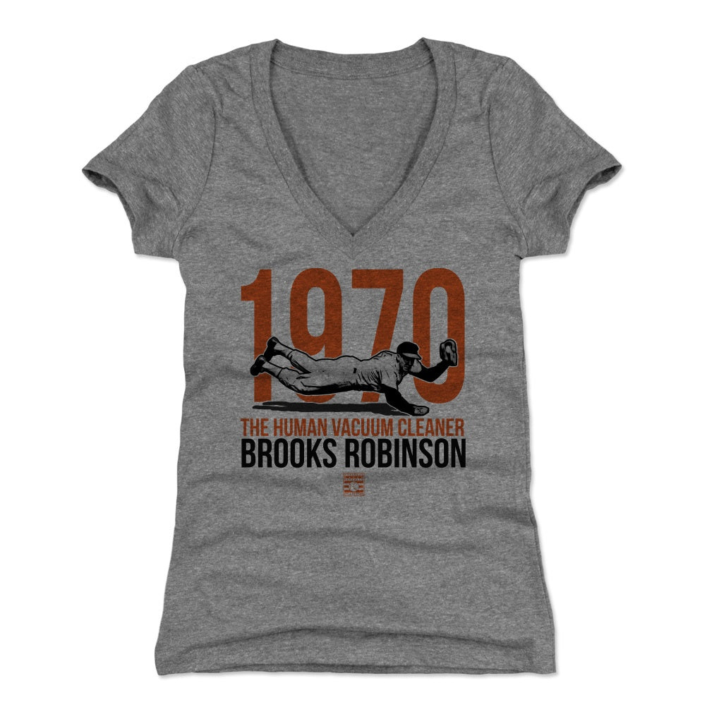 Brooks Robinson Women's V-Neck T-Shirt | 500 LEVEL