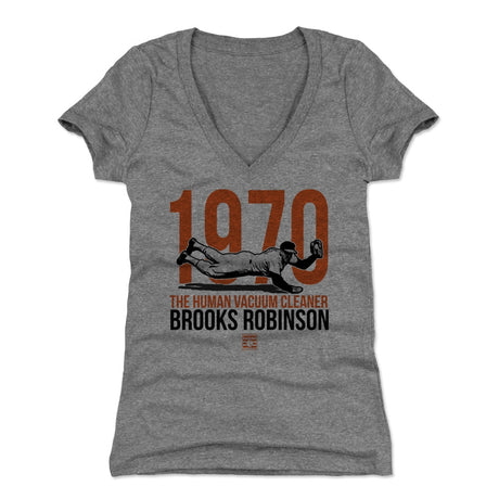 Brooks Robinson Women's V-Neck T-Shirt | 500 LEVEL