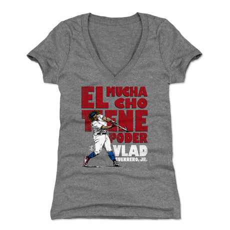 Vladimir Guerrero Jr. Women's V-Neck T-Shirt | 500 LEVEL