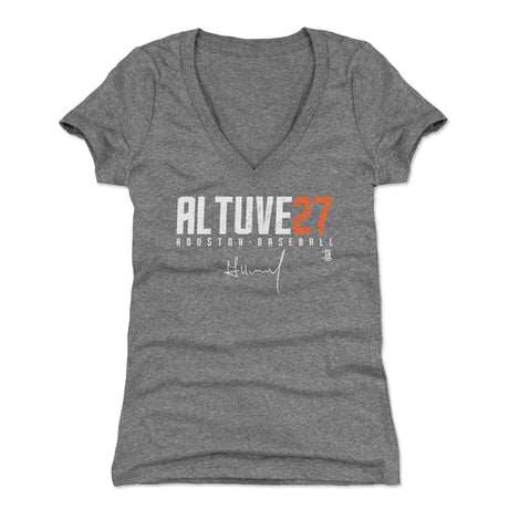 Jose Altuve Women's V-Neck T-Shirt | 500 LEVEL