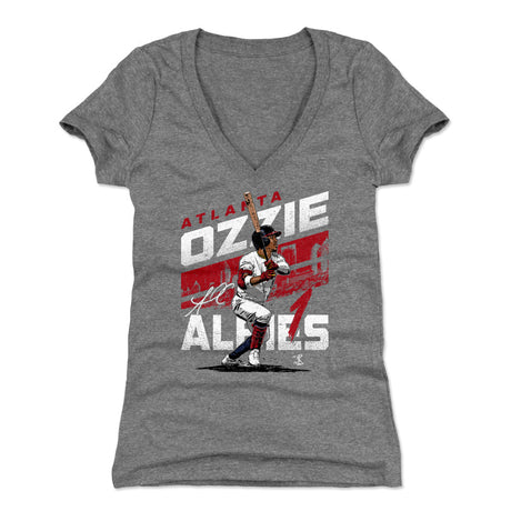 Ozzie Albies Women's V-Neck T-Shirt | 500 LEVEL